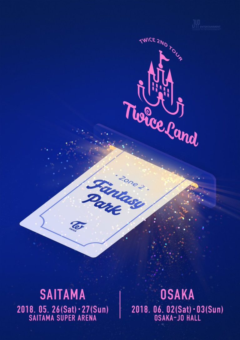 TWICE – 2ndツアー”Fantasy Park”、計4回の日本公演が発表