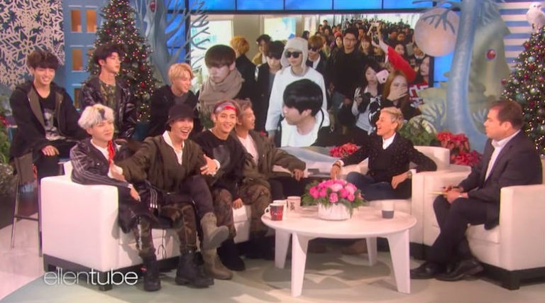 米トーク番組出演の防弾少年団、ファンのおかげで急きょトーク・コーナーが追加された事を明かす