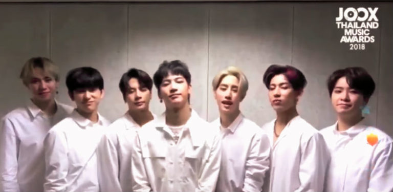 Got7、タイの授賞式で「K-Pop Artist of the Year」を獲得