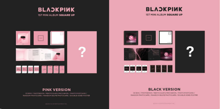 BlackPink(ブラックピンク) – 1stミニアルバム「Square Up」、付属品の情報が公開