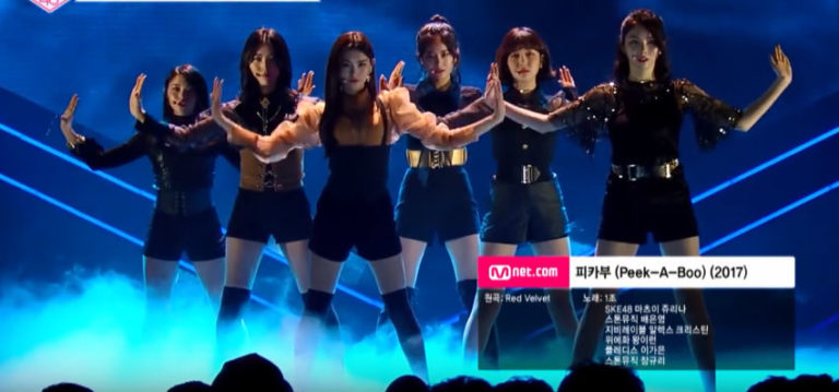 [Produce48(プロデュース48)] 3回目の放送当日、グループバトル先行映像が公開 – Red Velvetの”Peek-A-Boo”対決