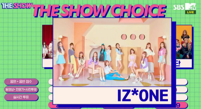 IZOne、デビュー曲”La Vie en Rose”で2冠達成！- 11月13日の「The Show」