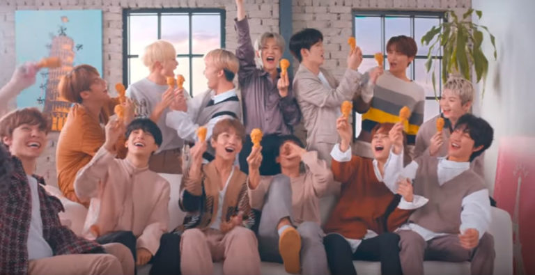 “ネネチキン”、SeventeenとNU’EST W出演のCM映像を公開