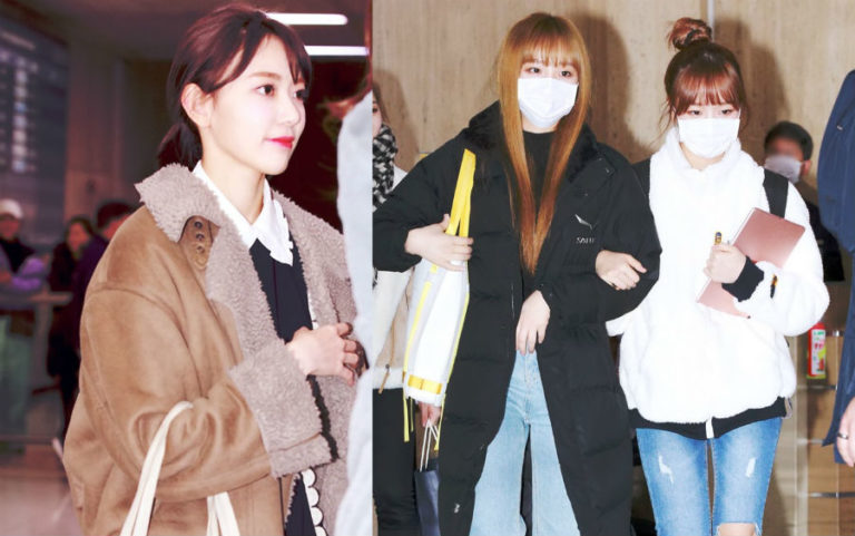 IZOne(アイズワン)、日本から韓国金浦空港に帰国(12/2)