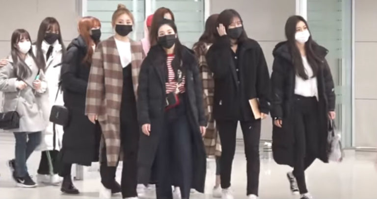 IZOne(アイズワン)、韓国に帰国(1/22)
