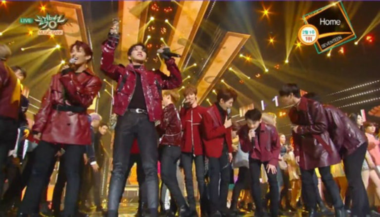 Seventeen、”Home”で3冠達成！2/1の「ミュージックバンク」
