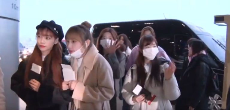 IZOne(アイズワン)、Mステ出演のため日本へ出国(2/15)