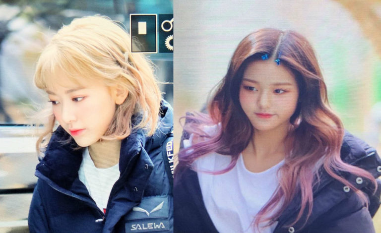 IZOne髪色チェンジ！宮脇咲良→金髪, ウォニョン→毛先ピンクに