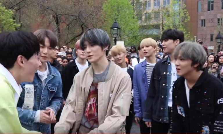 NCT127、米NY「K-POPランダムダンス」イベントに飛び入り参加