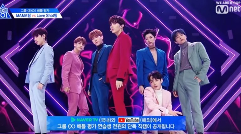 「プロデュースX101」第3話、グループバトル映像公開：EXO BTS