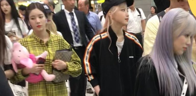 IZOne、大阪(?)の駅で目撃 – 明日さいたまスーパーアリーナ公演