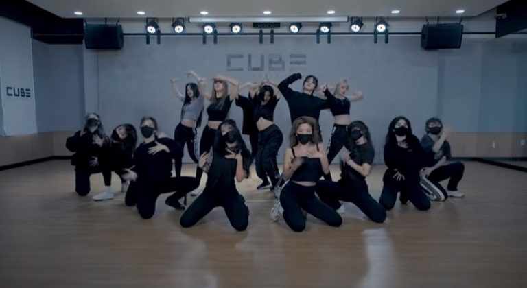 (G)I-DLE、”Oh My God”ダンス練習映像公開