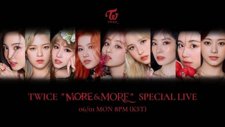 TWICE、6月1日スペシャルライブ開催 – 新曲More & More初披露へ