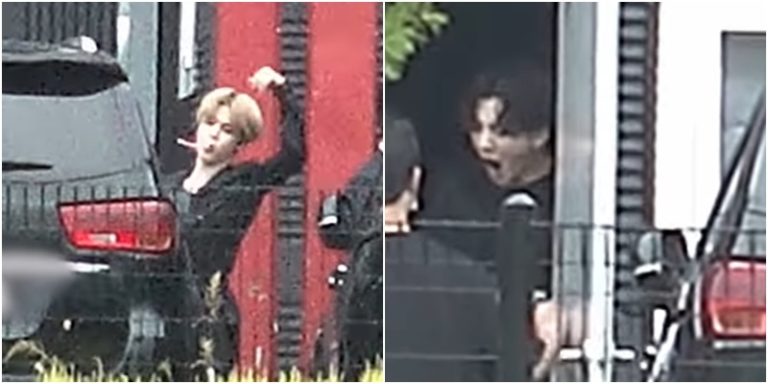 BTSジミン、駐車場でダンスする姿目撃…収録?(9/13)