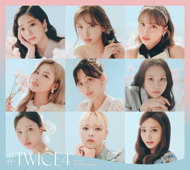 「TWICE」日本4thベストAL「#TWICE4」ジャケット画像公開