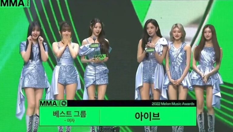 IVE「女性グループ賞」受賞 – BlackPinkやaespaおさえ [2022MMA]