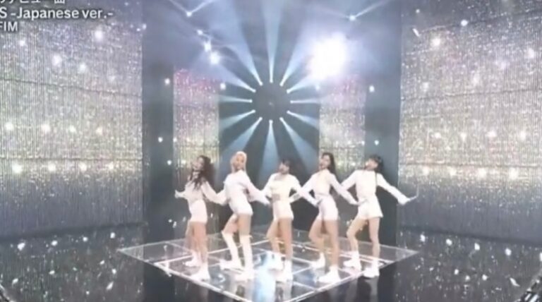 Le Sserafim「紅白」ステージに”旭日旗”? 照明演出、韓国で話題に