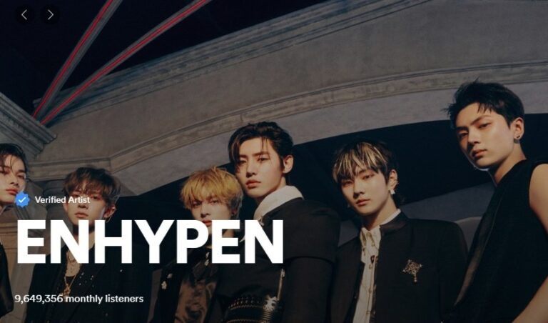 「ENHYPEN」トゥバ&スキズ超え！Spotifyリスナー数、4世代ボーイズグループ最多に