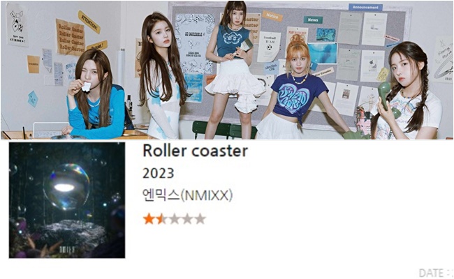 「記憶に残らない曲」nmixx「roller Coaster」、批評サイトizmが酷評「評点1 5点 みな同じ声、聴き疲れる」 デバク