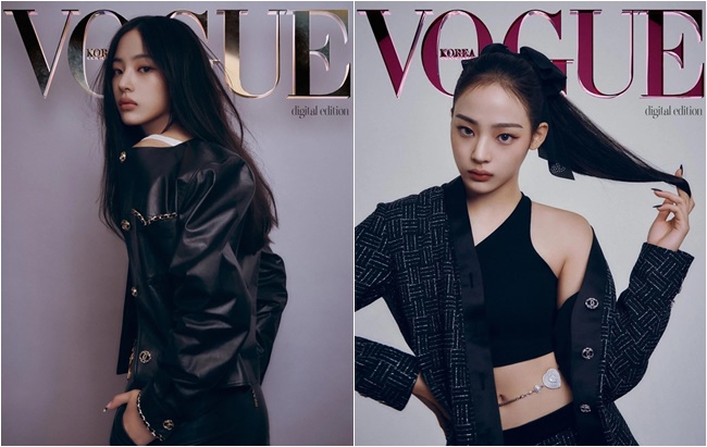 横顔きれい！」NewJeansミンジ「Vogue Korea」8月号デジタルカバーに 