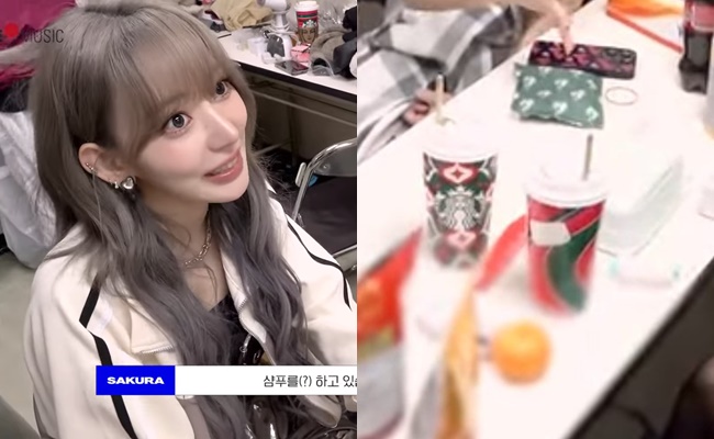 Le Sserafim、映像に「スタバ」カップ登場 → 炎上