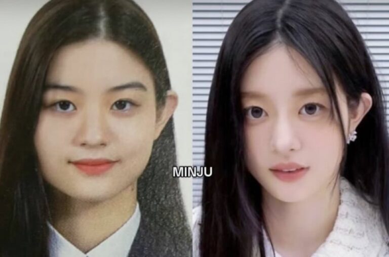 「顔変わり過ぎ」ILLITミンジュ、過去写真に反響！「別人級」変化、顔型・アゴまで違う
