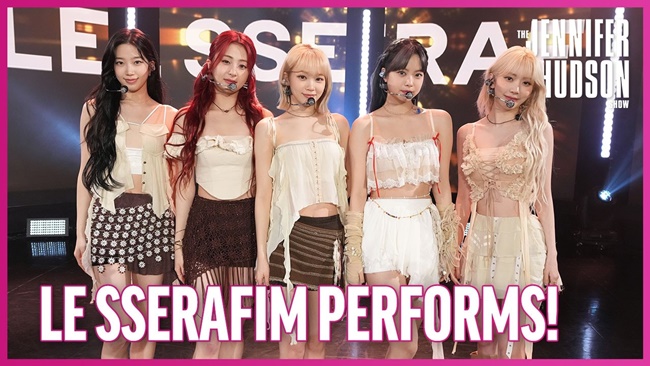 Le Sserafim、米トークショーに登場！「Smart」披露…..生歌? ライブAR?