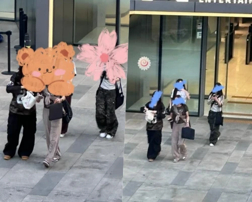 YG女性練習生4人、”顔隠し”写真公開 – ベビモン妹グルメンバー?