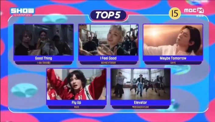 RIIZE、新曲「Fly Up」1冠目！5/28「ショーチャン」