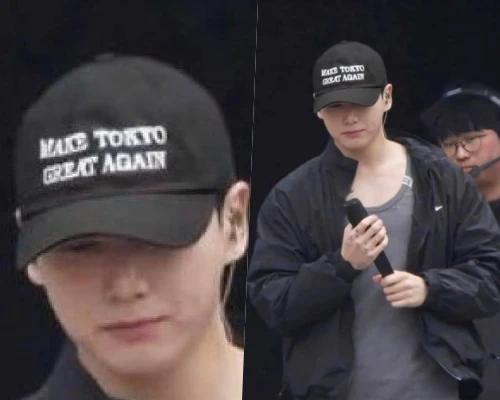 BTSジョングク、除隊3日で謝罪…日本版MAGA帽(?)着用で「Make Tokyo Great Again」