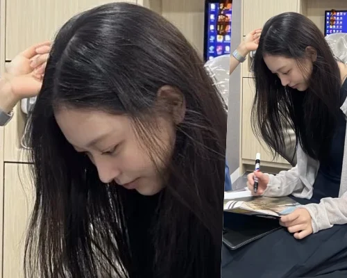 “活休半年”NewJeansヘリン、歯医者(?)でキャッチ！サインする姿、写真公開