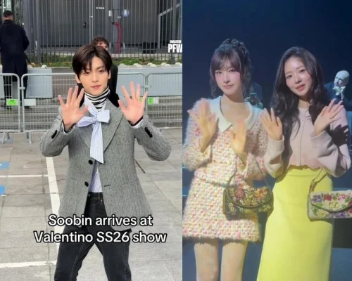 TXTスビン, IVEリズ, レイ -「ヴァレンティノ」パリコレ’26SSショー出席！