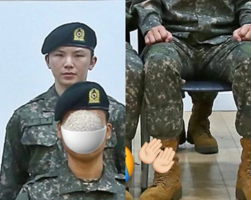 Seventeenウジ、訓練所写真！つま先立ち姿に反響