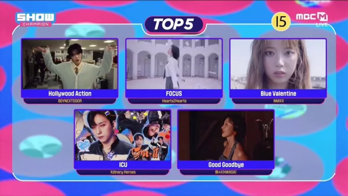 Boynextdoor、新曲「Hollywood Action」1冠目！10/29「ショーチャン」