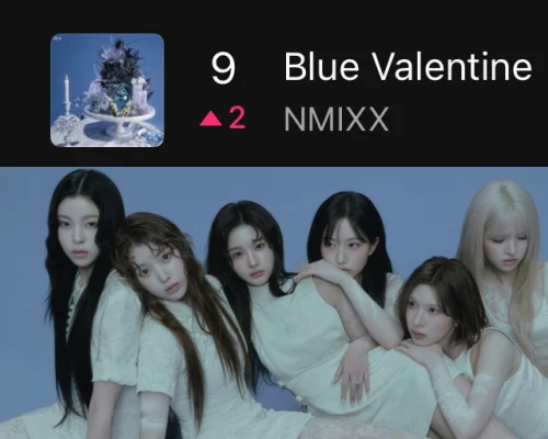 NMIXX新曲、メロン9位に！(Blue Valentine) – JYP女性グルTOP入り、2年半ぶり