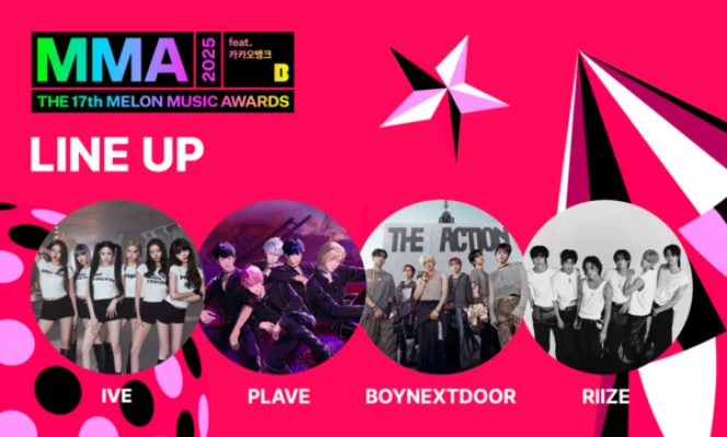 「2025 MMA」ラインナップ#1：IVE, Riize, Boynextdoor, Plave