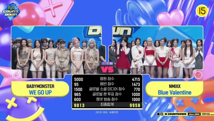 NMIXX、ベビモン抑え「Blue Valentine」2冠目！10/23「Mカ」