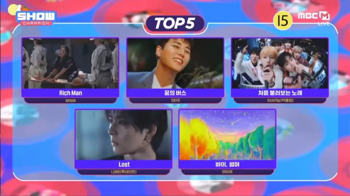 JYP新人KickFlip、デビュー後初1位！10/1「ショーチャン」