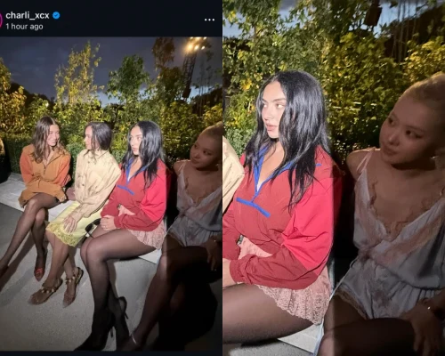 「BlackPinkロゼ」だけ影に…チャーリーXCXインスタ写真が物議 →「意地悪すぎ」の声