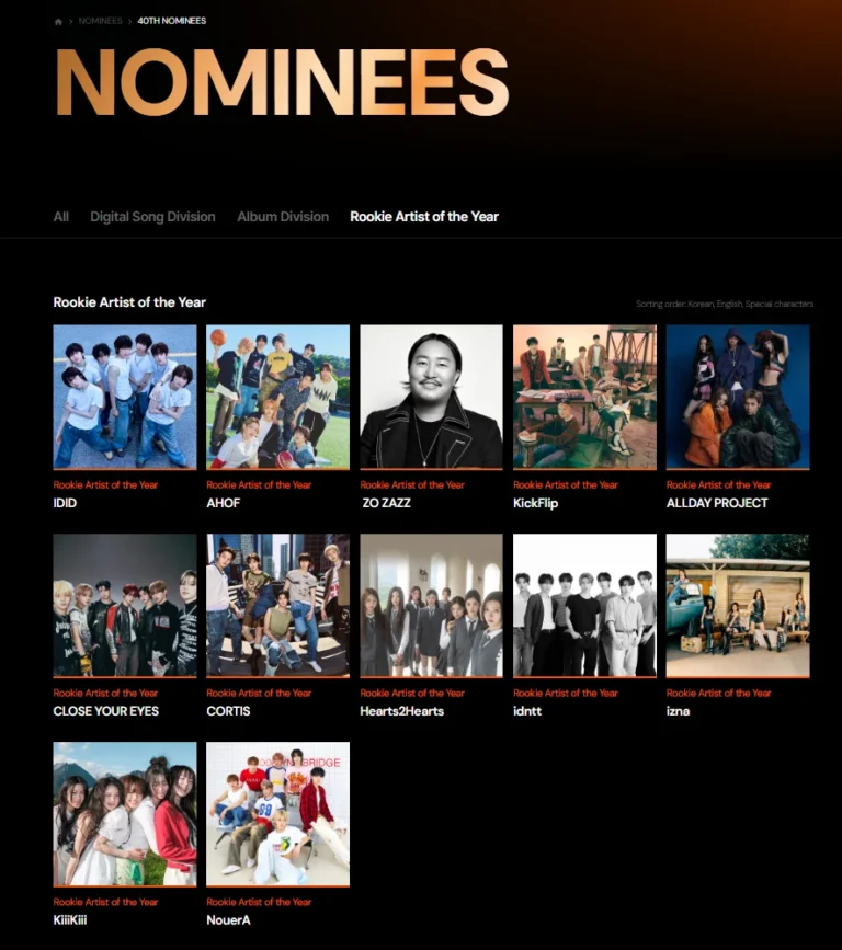 「2026ゴールデンディスク」ノミネーション発表！ロゼ, ジェニ, aespa, G-Dragon, ルセラ…