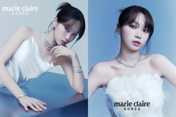 Le Sserafimチェウォン、「マリクレール」12月号に登場！「スワロフスキー」女神に