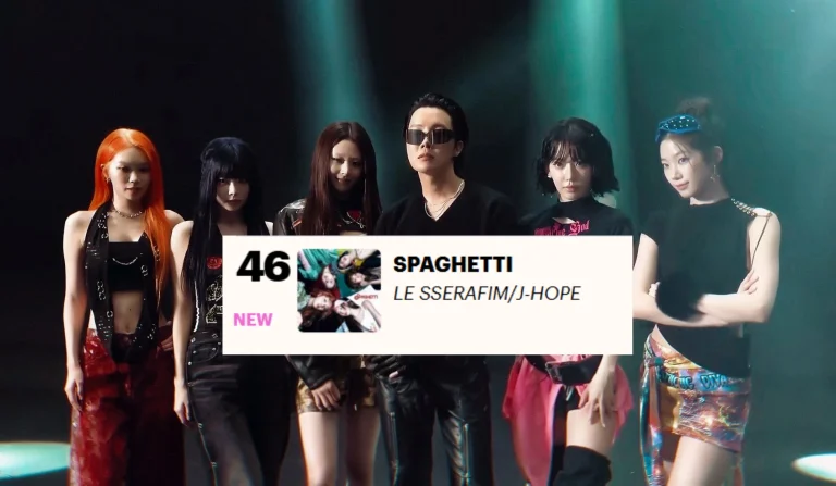 Le Sserafim、英チャート46位！自己最高位 -「スパゲッティ」