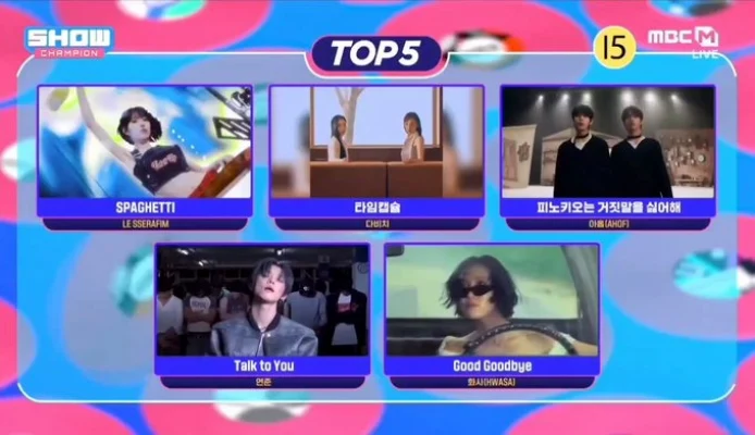 AHOF 、新曲「ピノキオ」2冠目！11/12「ショーチャン」