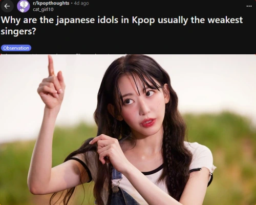 海外K-POPファン「なぜ日本人メンバーは、皆歌下手なのか」…Redditで議論に「歌ウマ人材は、韓国アイドル目指さない?」