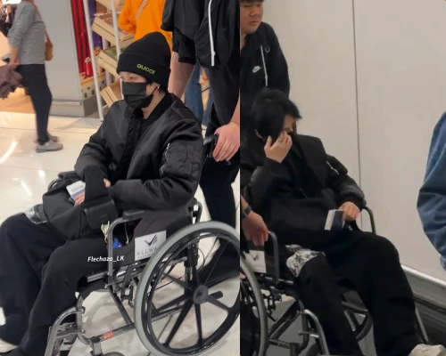 Stray Kidsリノ、「車いす」でMAMA帰国…足首捻挫