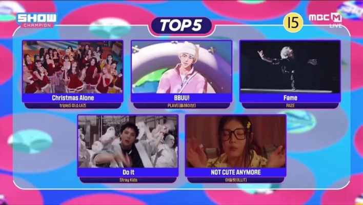 Stray Kids、新曲「Do It」2冠目！12/3「ショーチャン」