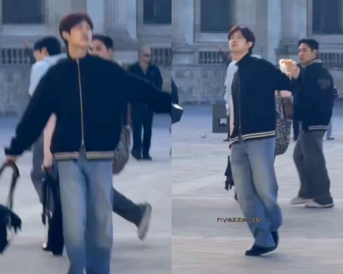 性悪疑惑「キムゴヌ(ALD1)」、パリ満喫動画に反響！両手広げて回転