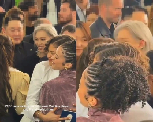 BlackPinkリサ, フィリックス、チークキス！「ルイヴィトン」2026FWショー [パリコレ]