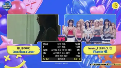 ジェニ、fromis_9抑え「Less than a Lover」1冠目！20260730「Mカ」