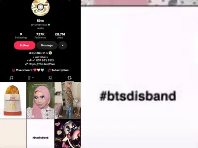 LDHグル(f5ve)、「BTS解散」 望む!? アンチ動画を再投稿…過去に故ハラ(KARA)愚弄画像もアップ